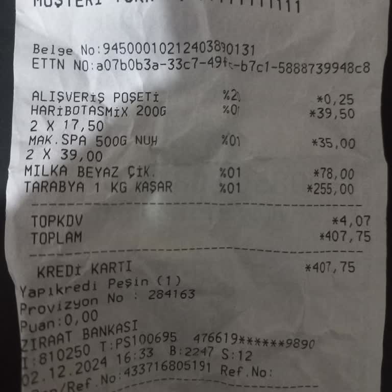 Aldığım Peynirin Tazeliği Ve Kalitesi Hakkında Şikayet