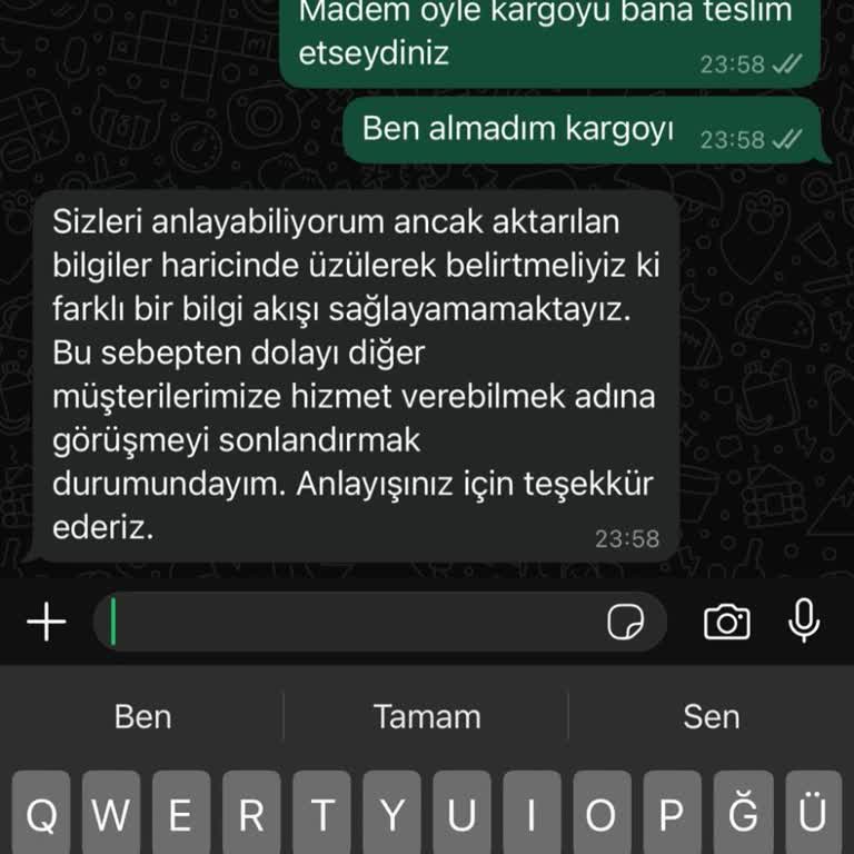 Eksik Ürün Teslimatı Ve Yetersiz Müşteri Hizmeti