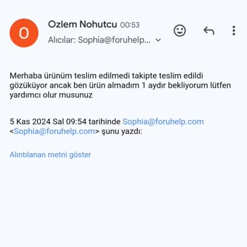 Suwen'den Sipariş Verdim, Kargo Ortada Yok