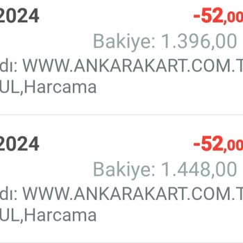 Ego Kartıma Yüklenmeyen Tutar Sorunu