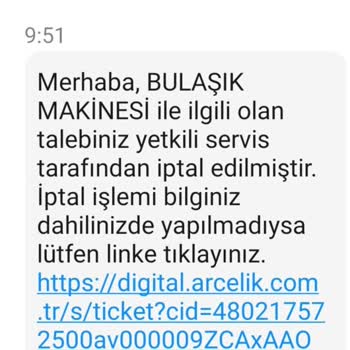 Arçelik Bulaşık Makinesi Yedek Parça Sorunu