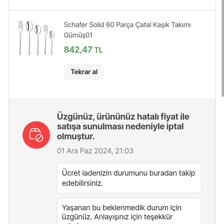 Kasım İndirimlerinde İptal Edilen Siparişler Sorunu