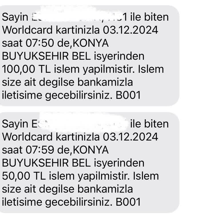 E-Dolumda Yüklenen Tutar Otobüste Görünmüyor
