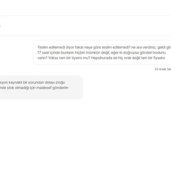 Hepsiburada'dan Sipariş İptali Ve Tiyatro Oyunu