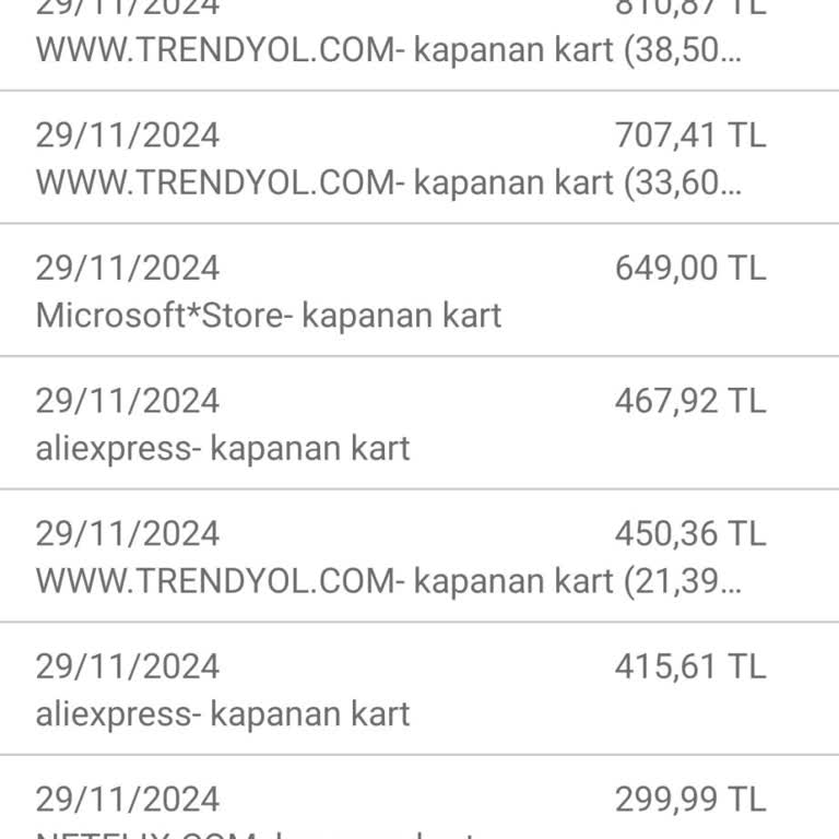 Çalıntı Kartla Yapılan İşlemlerde Trendyol'un İptal Gecikmesi