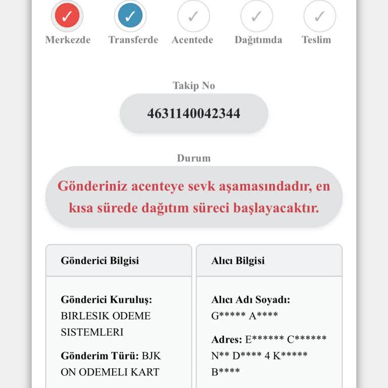 Kuryenet İle Kart Teslimatında Yaşanan Sorun Ve İletişim Eksikliği