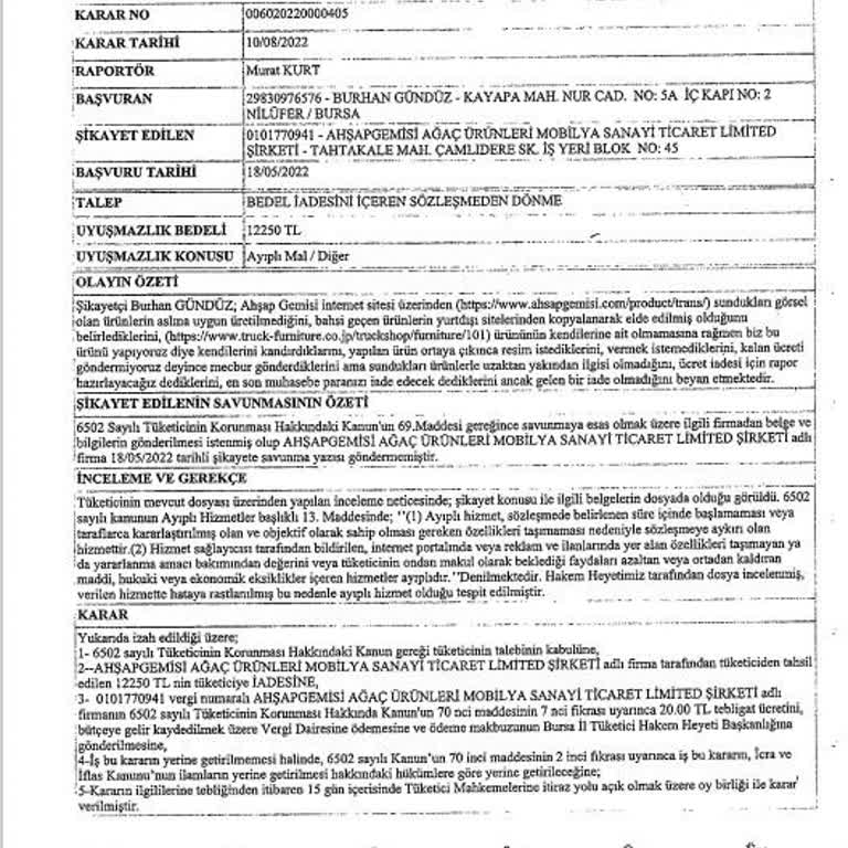 Yanıltıcı Ürün Ve İade Sürecinde Yaşanan Mağduriyet