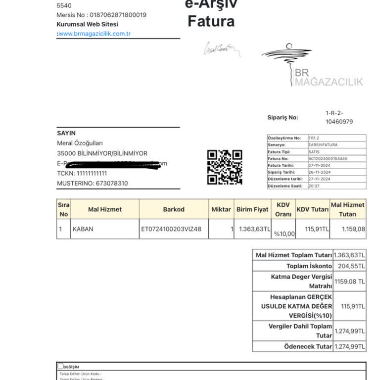 Kusurlu Ürün İadesinde Etiket Sorunu