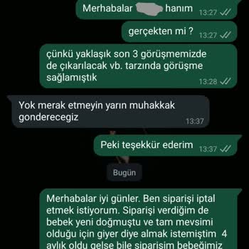 Sipariş Verildi Ürün Yok İletişim Kurulamıyor