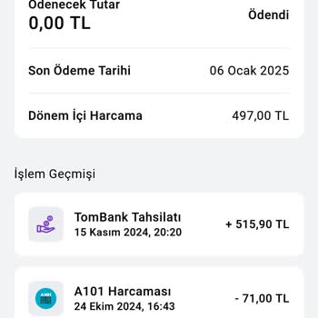 Veresiye Ödemesi Yapıldı, Kredi Hesabıma Yansımıyor
