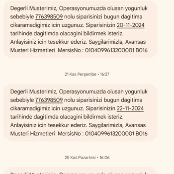 Teslimat Gecikmesi Ve İptal Sorunu