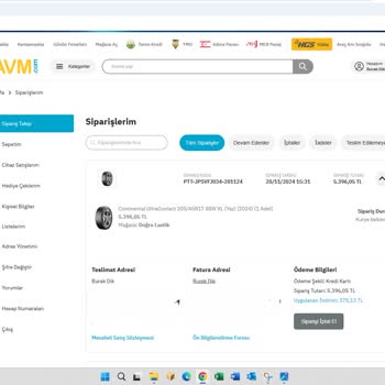 PTTAVM'den Alınan Lastik Kargoda Kayboldu