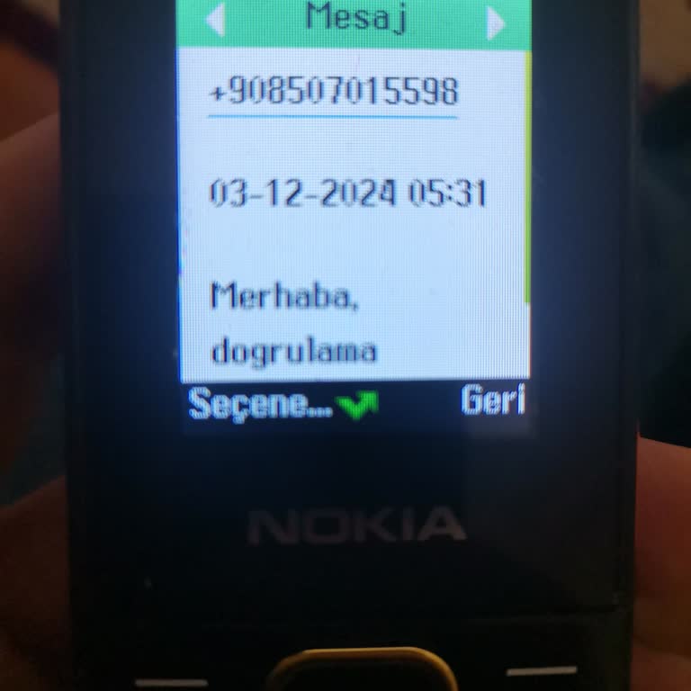 Gece Yarısı Gelen Doğrulama Kodu Şoku