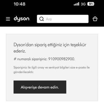 Dyson Siparişinde Teslimat Sorunu