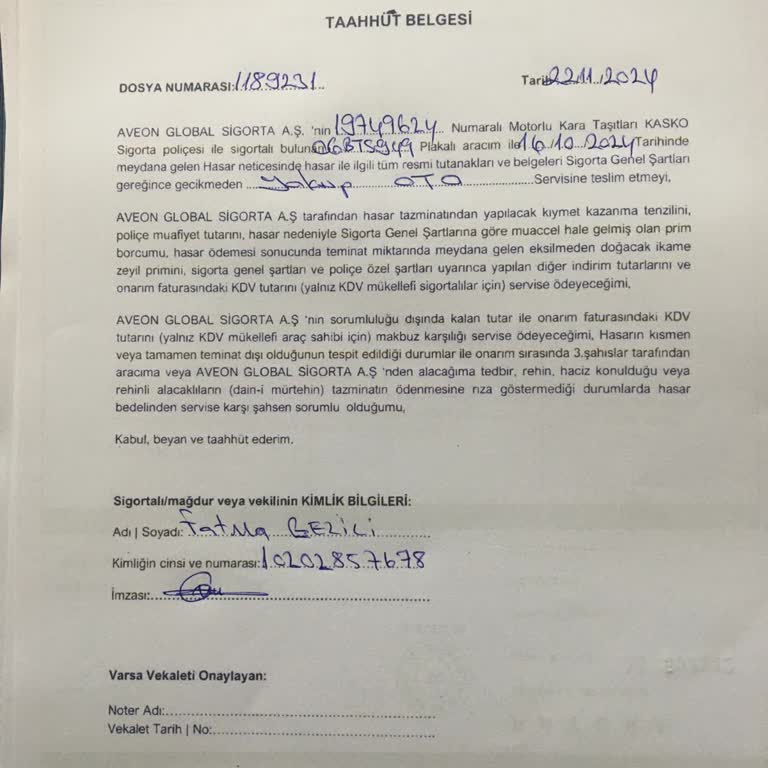 Kaza Sonrası Mağduriyet: Tamirat Masraflarının Karşılanması Talebi
