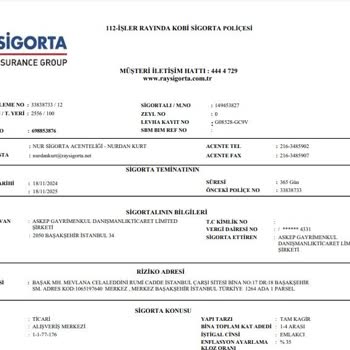 Sigorta Taleplerimizin Karşılanmaması Ve Yetersiz İletişim