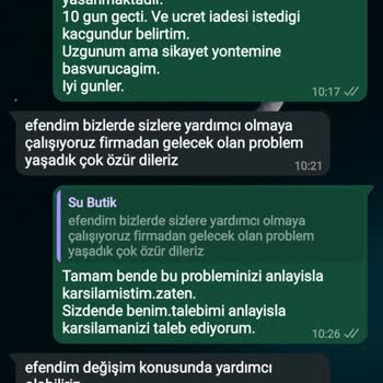 Para İadesi Yapılmayan Elbise Siparişi Sorunu