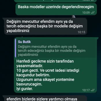 Para İadesi Yapılmayan Elbise Siparişi Sorunu