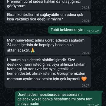 Yanlışlıkla Başlatılan Premium Üyeliğin İadesi Yapılmıyor