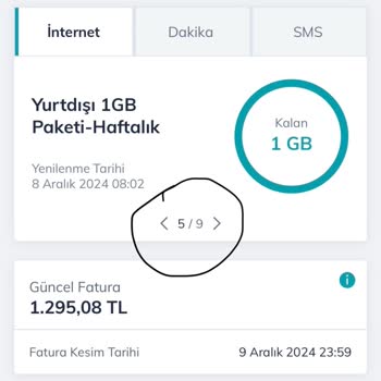 Yurt Dışı İnternet Paketinde Fazla Faturalandırma Sorunu
