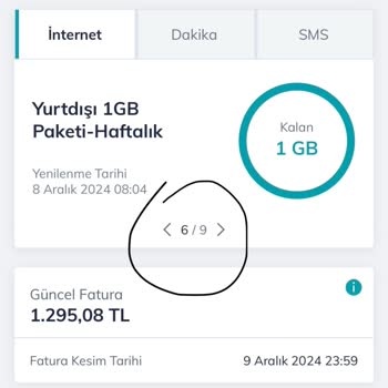 Yurt Dışı İnternet Paketinde Fazla Faturalandırma Sorunu