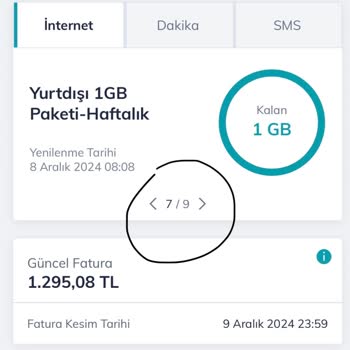 Yurt Dışı İnternet Paketinde Fazla Faturalandırma Sorunu