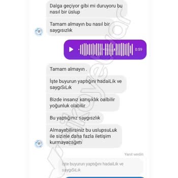 İzinsiz Gönderilen Sipariş Ve Zorla Satış Teşebbüsü
