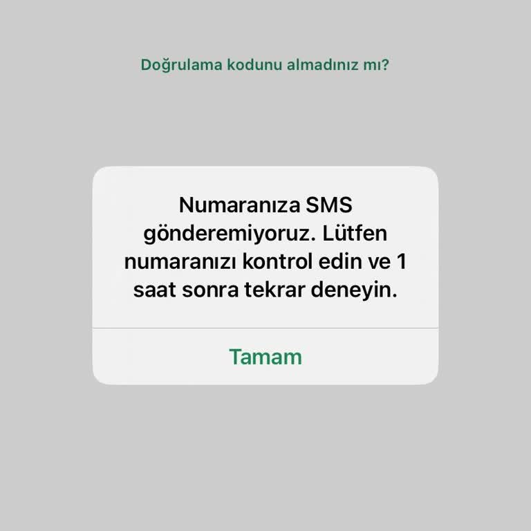 WhatsApp Hesap Yeniden Açma Sorunu