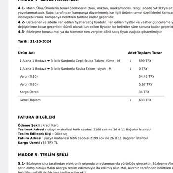 Sipariş Verdim, Ne Ürün Var Ne İade!