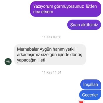 Yanlış Ürün Gönderimi Ve İletişim Eksikliği