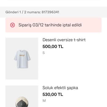 Stok Yetersizliği Bahaneleriyle İptal Edilen Sipariş