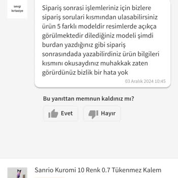 Yanlış Ürün Gönderimi Ve Tehditkar Satıcı Davranışı