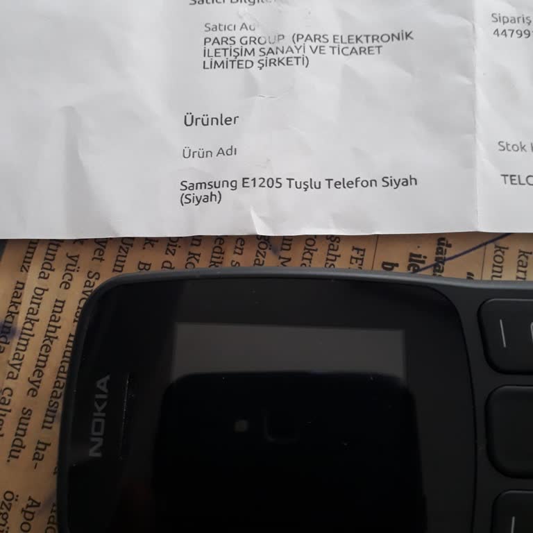 Yanlış Ürün Gönderimi: Samsung Yerine Nokia!