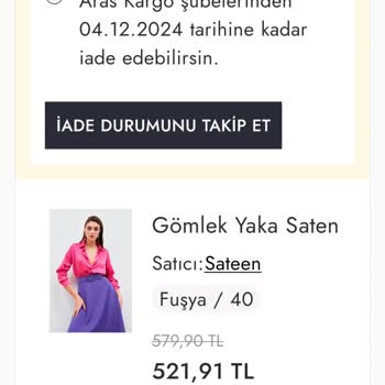 Boyner'den Aldığım Ürünün İadesi Yapılmıyor!