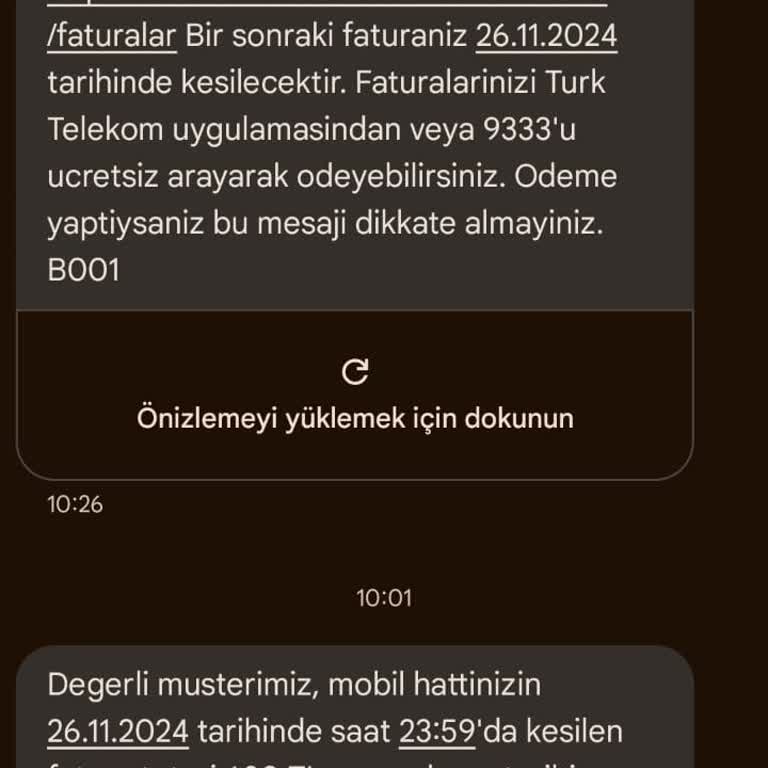 Fenercell'de Anlamsız Fatura Şoku Ve İletişim Sorunu
