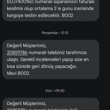 Teslim Edilemeyen Kargo Ve Yetersiz Müşteri Hizmetleri