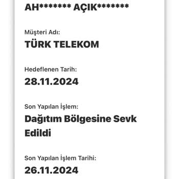 Türk Telekom'dan Geciken Kargo Krizi