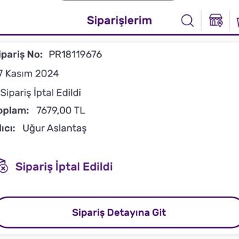 Sipariş İptali Ve Yetersiz Bilgilendirme Sorunu