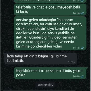 Adore Mobilya'dan Aldığım Koltukta Bitmeyen Sorunlar