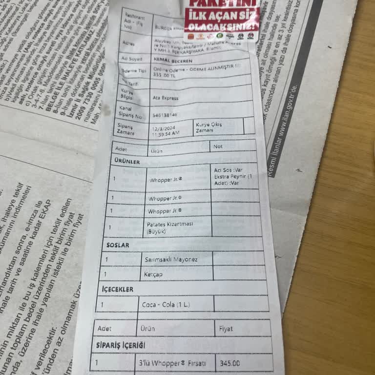 Soğuk Yemek Ve Bayat Ekmekler: Burger King'de Hayal Kırıklığı