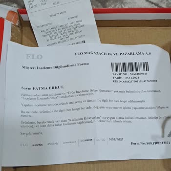 FLO Ayakkabısında Üretim Hatası Ve Müşteri Hizmetleri Sorunu