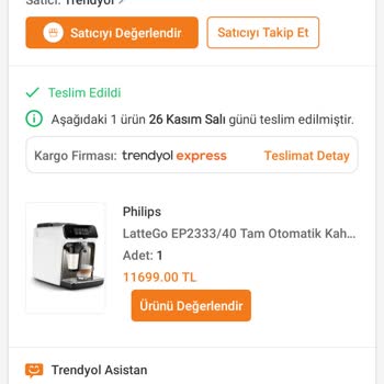 Philips Kahve Makinesi Servis Sorunu