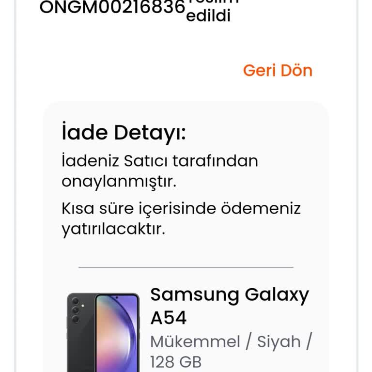 Yenilenmiş Telefon Ve İade Süreci Kabusu