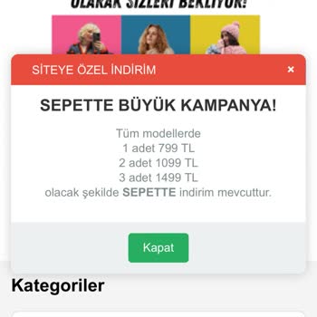 Butikdamla Pazar Malı Göndermiş!