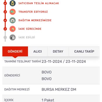 Karaca Ve Kargomsende İle Yaşanan Kargo Mağduriyeti