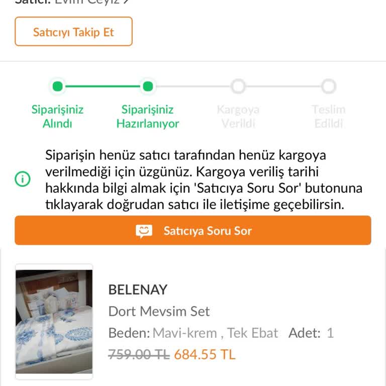 Teslim Edilmeyen Ürün Ve İlgisiz Müşteri Hizmetleri