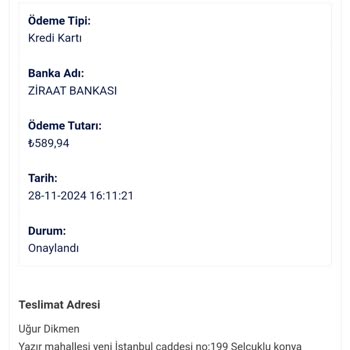 Sipariş Bilgisi Eksikliği Ve İletişim Sorunu