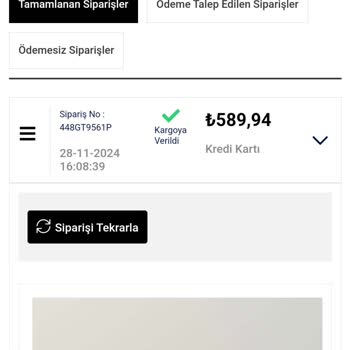 Sipariş Bilgisi Eksikliği Ve İletişim Sorunu