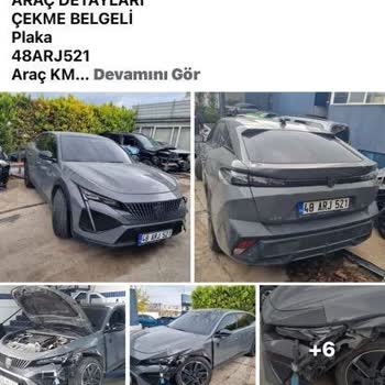 Kaza Sonrası Araç Serviste Bekletiliyor