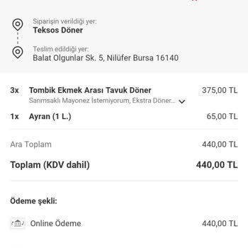 Yanlış Sipariş Ve Kalitesiz Ürün